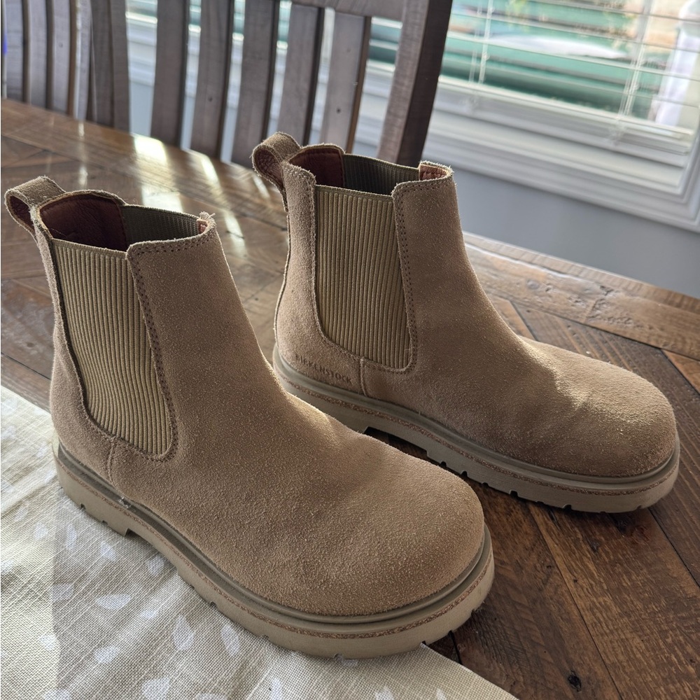 Birkenstock Brown Suede Ankle Boots